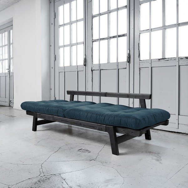Sofa rozkładana Karup Step Black/Deep Blue-image-3