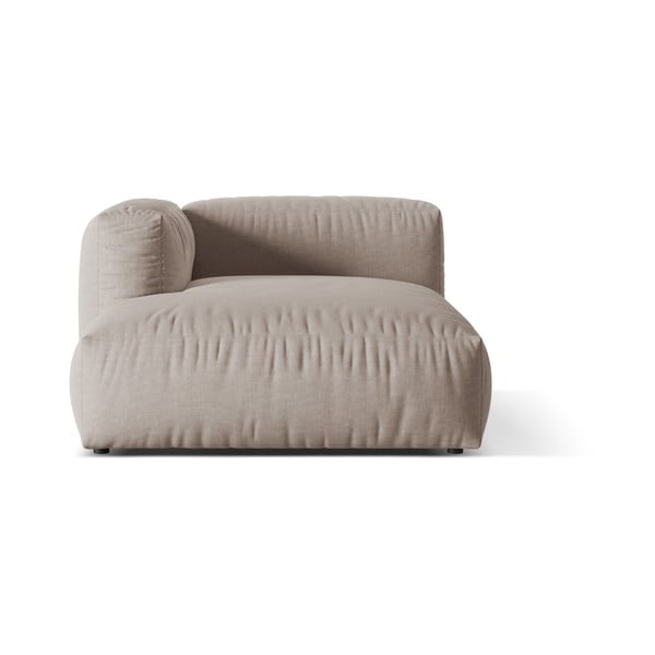 Beżowy moduł sofy (lewostronny) Martina – Micadoni Home