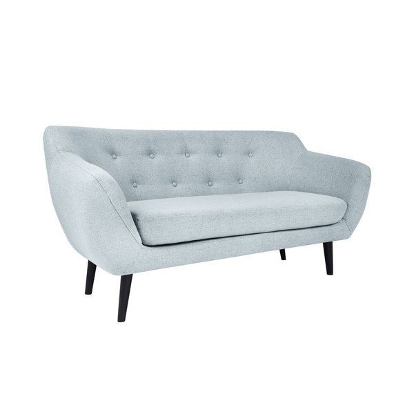 Jasnoniebieska sofa Mazzini Sofas Piemont, 158 cm