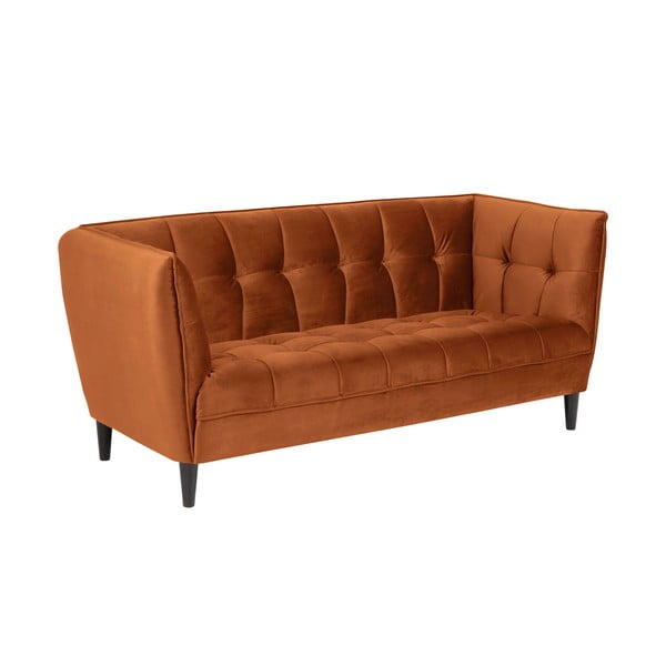 Jasnoszara aksamitna sofa Actona Jonna, 182 cm-image-2