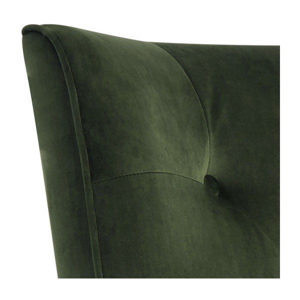 Ciemnoróżowy aksamitny fotel Actona Bodiva-image-1