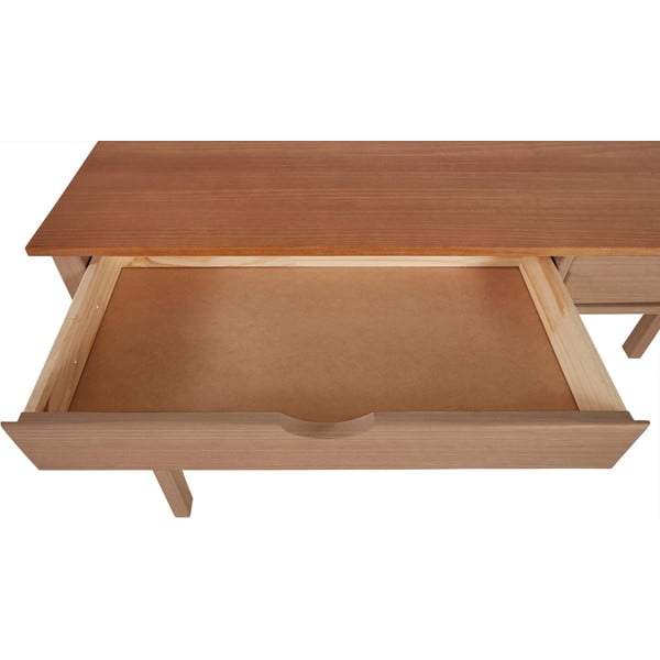 Biurko z drewna sosnowego Støraa Gava, dł. 140 cm-image-4