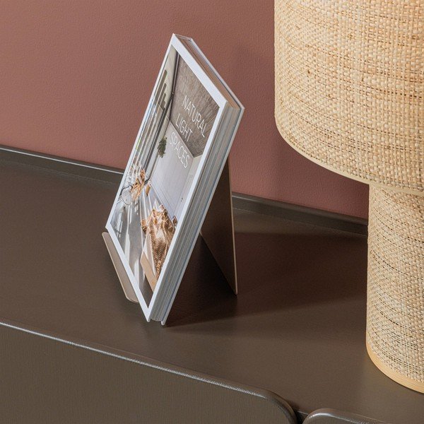 Metalowy stojak na książkę kucharską Brook – WOOOD-image-2