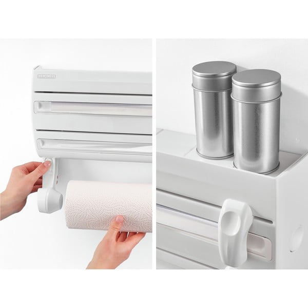 Plastikowy ścienny uchwyt na ręczniki kuchenne PARAT F2 – LEIFHEIT-image-1