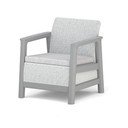 Jasnoszare plastikowe fotele ogrodowe zestaw 2 szt. Scandi Linea – Keter