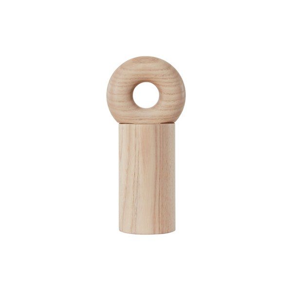 Drewniany młynek do soli i pieprzu w naturalnym kolorze Hoop – OYOY Living Design