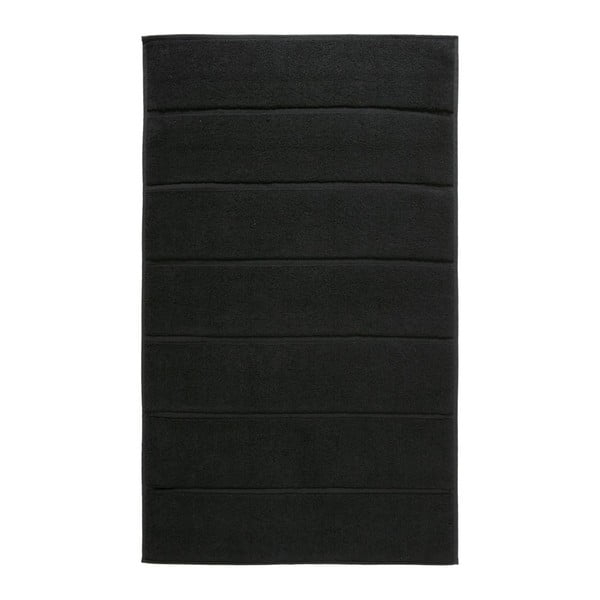 Černá dywanik łazienkowy Aquanova Adagio, 60x100 cm