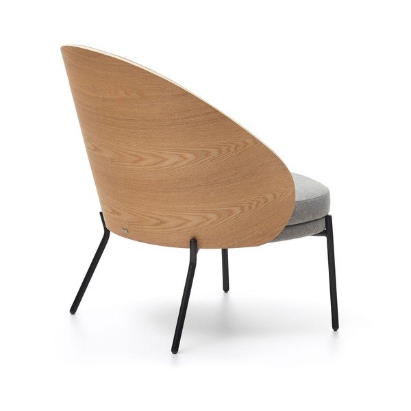 Szary fotel Eamy – Kave Home-image-4