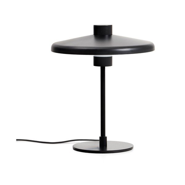 Czarna lampa stołowa z metalowym kloszem (wysokość 32,5 cm) Nuvira – Kave Home