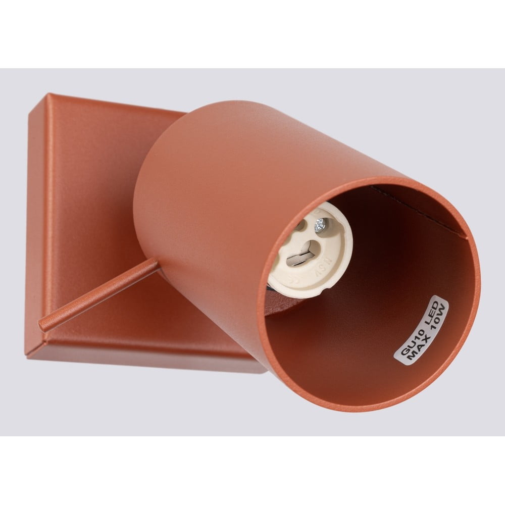 Ceglasta lampa punktowa 8x16 cm Etna – Sollux (zdjęcie 5)