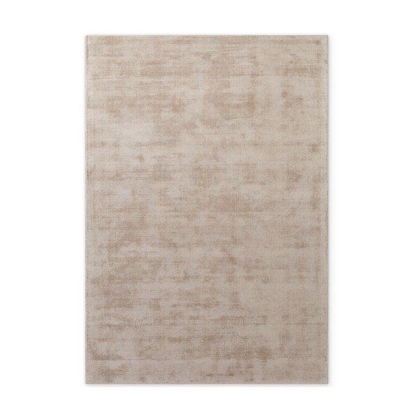 Beżowy dywan z wiskozy tkany ręcznie 80x150 cm Noemi – Vikosa