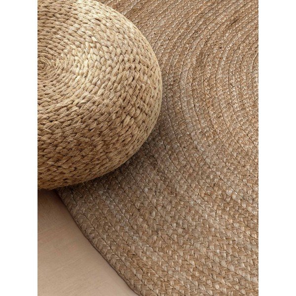 Dywan z juty dwustronny/tkany ręcznie w ciemnym naturalnym kolorze 160x230 cm Braided – Hanse Home-image-3