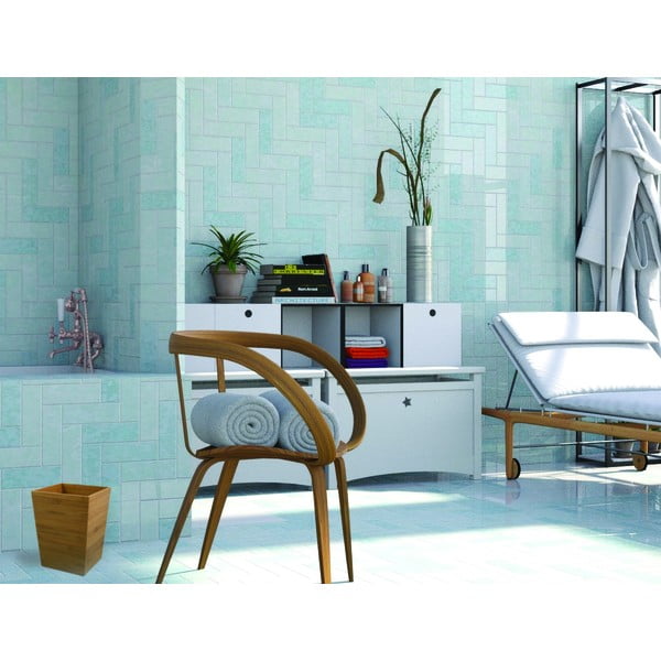 Bambusowy kosz na śmieci w naturalnym kolorze 3 l – MSV-image-1