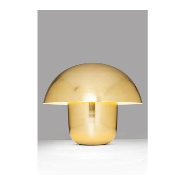 Lampa stołowa w złotej barwie Kare Design Mushroom
