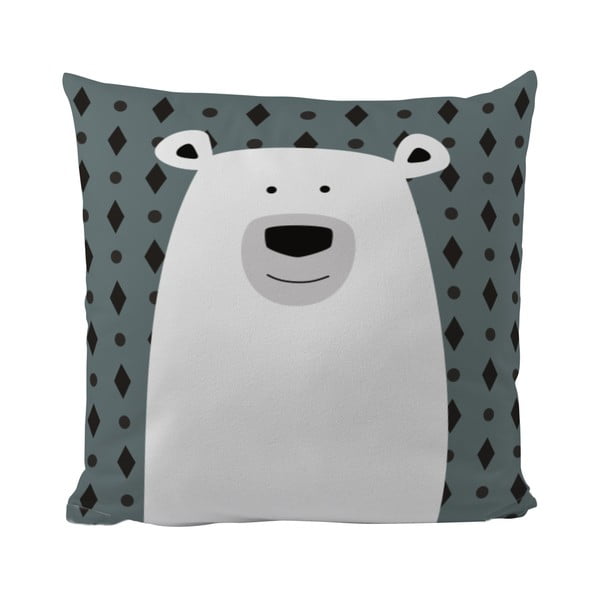 Poszewka na poduszkę z satyny bawełnianej Butter Kings Fox Polar Bear, 50x50 cm