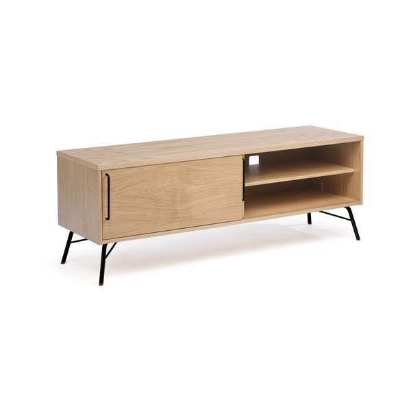Szafka pod TV z czarnymi nogami Woodman Ashburn-image-4