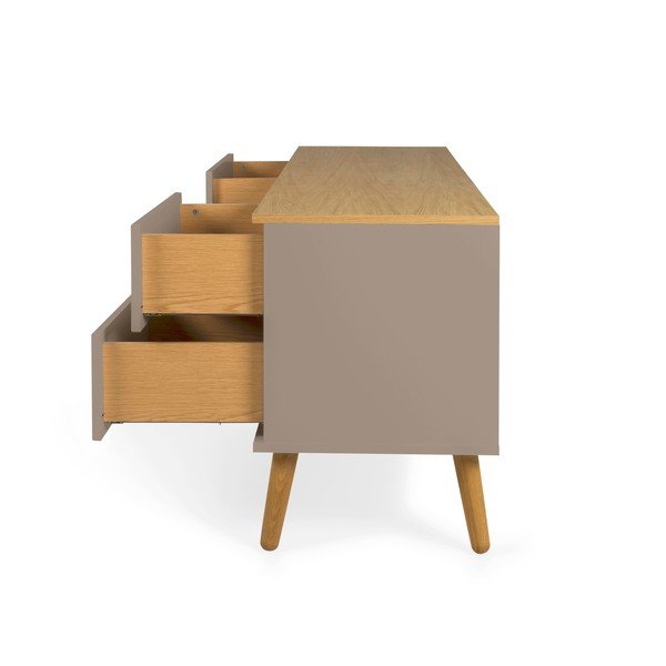 Brązowa szafka pod TV Tenzo Dot, 162x60 cm-image-3