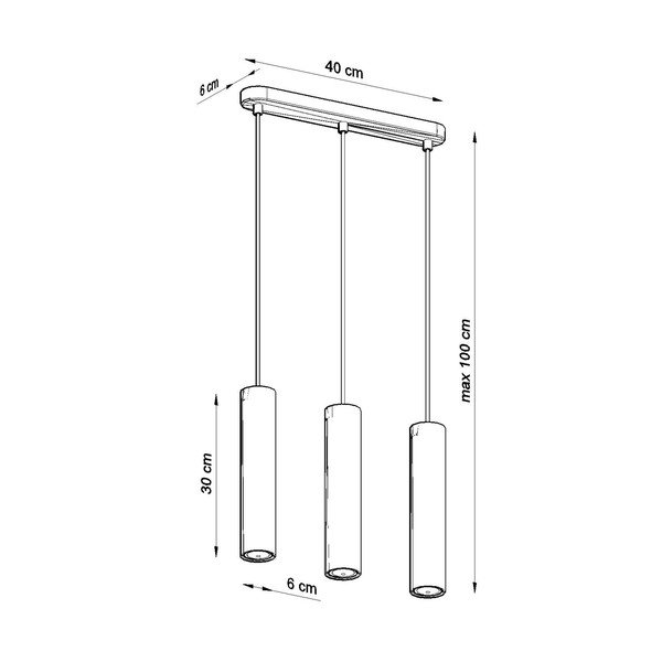 Lampa wisząca Sollux Bakari, dł. 40 cm-image-4