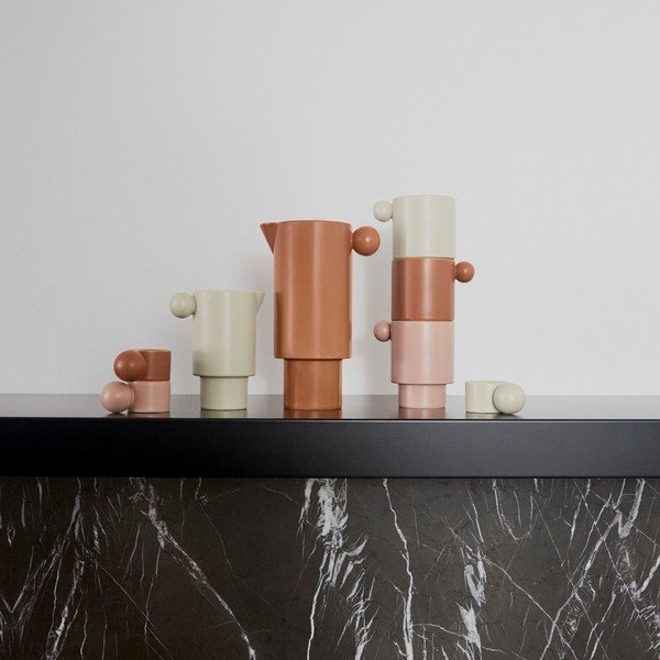 Jasnoróżowy porcelanowy kubek Inka – OYOY Living Design-image-1