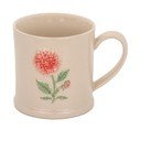 Beżowy kubek ceramiczny Dahlia – Sass & Belle