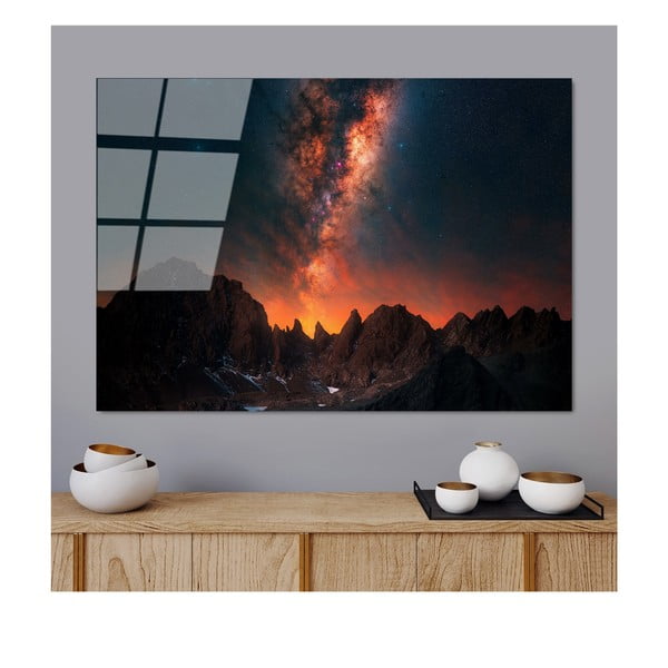 Szklany obraz 100x70 cm Night Sky – Wallity-image-2