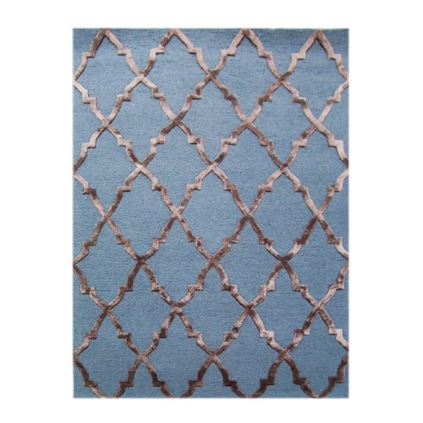 Dywan tuftowany ręcznie Kohinoor, 153x244 cm, niebieski 
