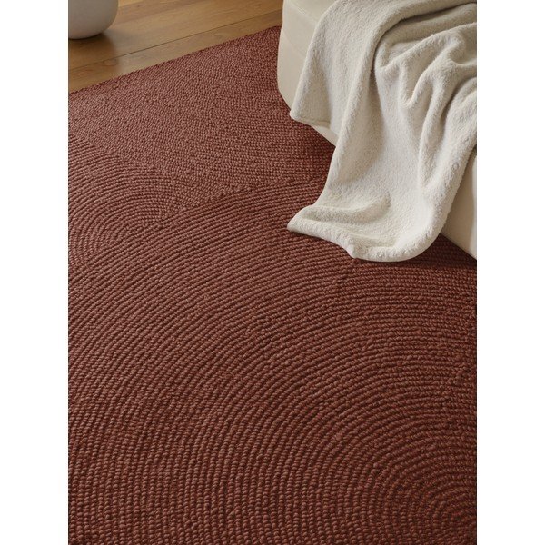 Ceglasty wełniany dywan tkany ręcznie 120x180 cm Calmio – Hanse Home-image-3