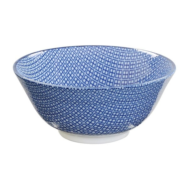 Niebieska miseczka porcelanowa Tokyo Design Studio Square, ⌀ 15,2 cm