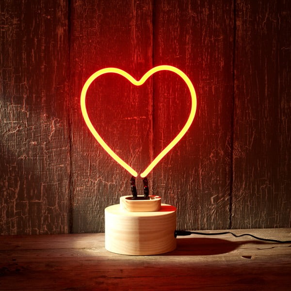 Lampa stołowa/neon Gingersnap Lumosnap Heart