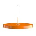 Pomarańczowa lampa wisząca LED z metalowym kloszem ø 43 cm Asteria Medium – UMAGE