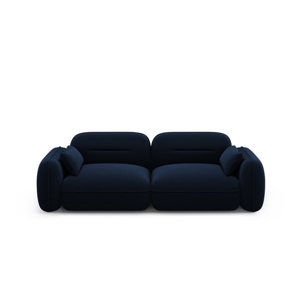 Ciemnoniebieska aksamitna sofa 230 cm Audrey – Interieurs 86