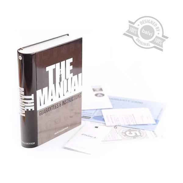 Pudełko w kształcie książki The Manual