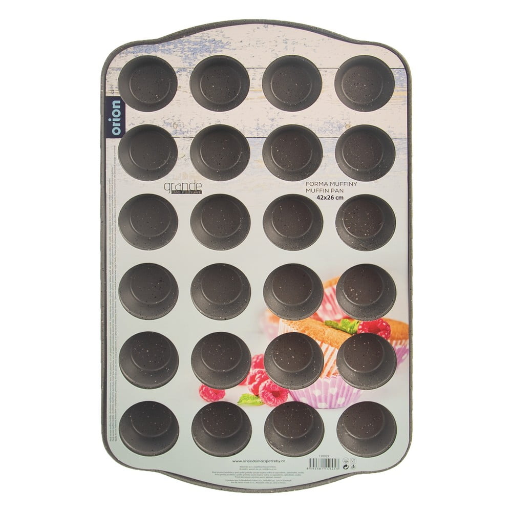 Metalowa forma do pieczenia muffinów 26x42 cm Grande – Orion (zdjęcie 4)
