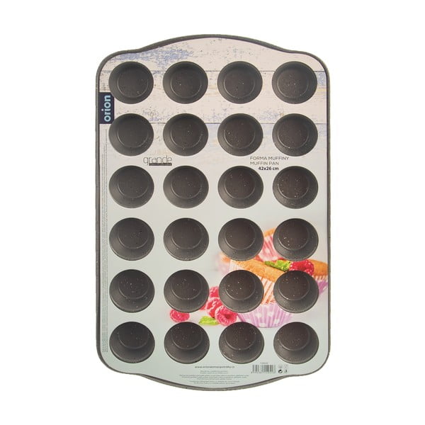 Metalowa forma do pieczenia muffinów 26x42 cm Grande – Orion-image-3