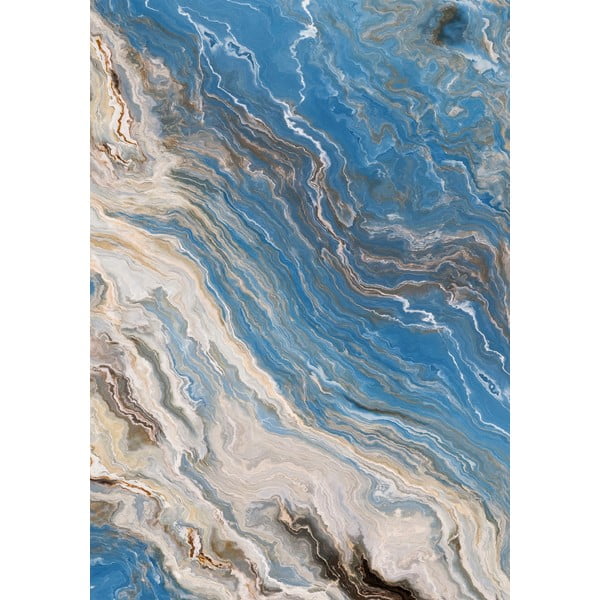 Niebieskie dywaniki łazienkowe zestaw 2 szt. 60x100 cm – Foutastic-image-2