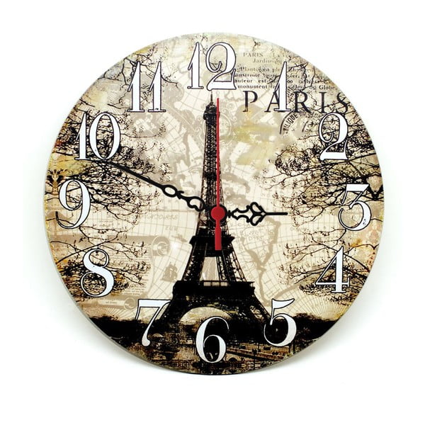 Zegar ścienny Lovely Paris, 30 cm