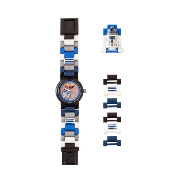 Zegarek dziecięcy z figurką LEGO® Star Wars R2D2