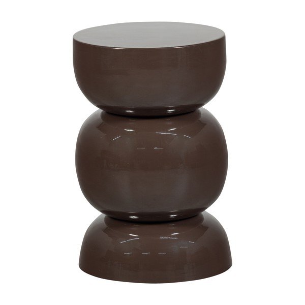 Metalowy okrągły stolik ø 30 cm Breno – WOOOD