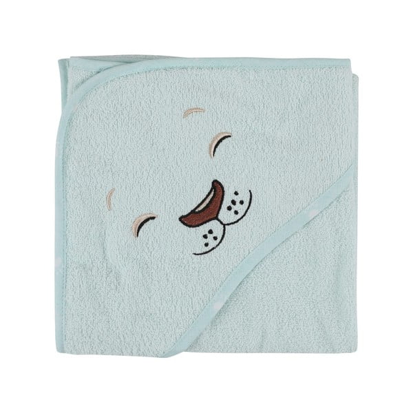 Miętowy bawełniany szlafrok dziecięcy w rozmiarze 1-2 lata Aslan – Foutastic-image-2