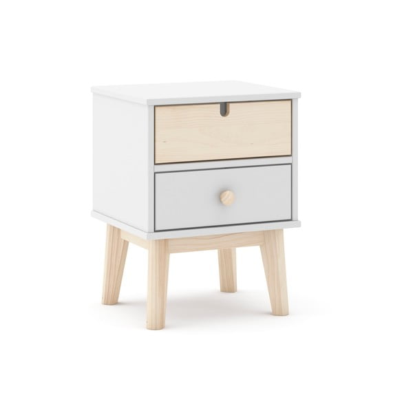Biała dziecięca szafka nocna Estefania – Marckeric-image-2