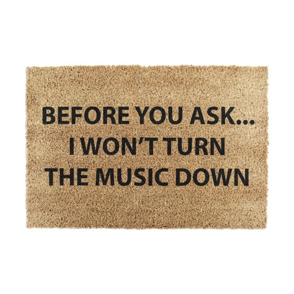Wycieraczka z włókna kokosowego 40x60 cm Loud Music – Artsy Doormats