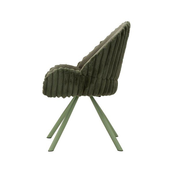 Zielone tapicerowane fotele jadalniane zestaw z podłokietnikami 2 szt. Stockholm – Mauro Ferretti-image-4