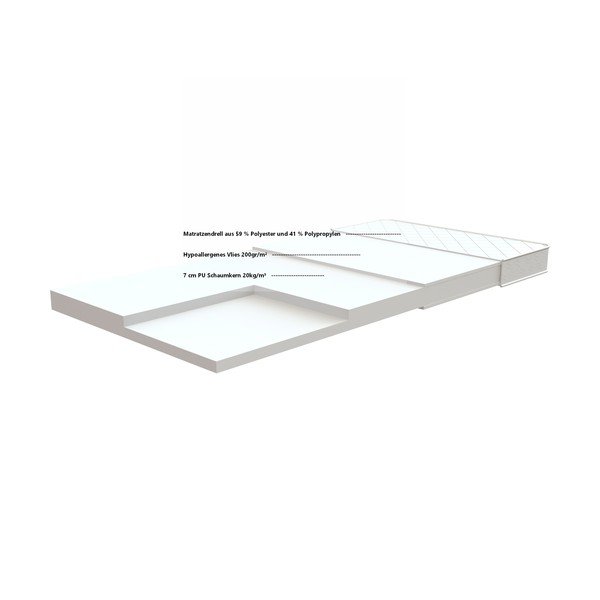 Piankowy materac dziecięcy Vipack Cool, 90x200 cm-image-2