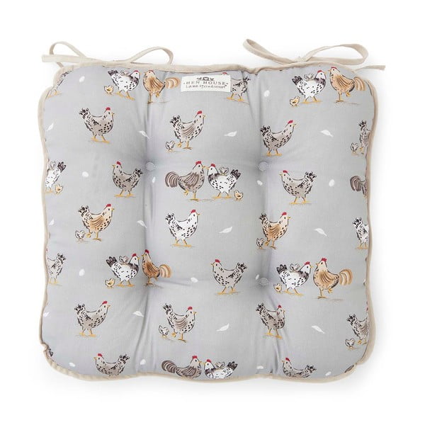 Bawełniana poduszka na krzesło 36x34 cm Hen House – Cooksmart ®