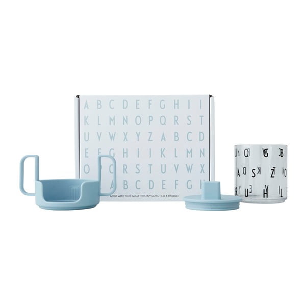 Jasnoniebieski kubek dla dzieci Design Letters Grow With Your Cup-image-2