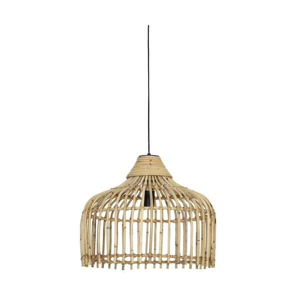 Lampa sufitowa z rattanowym kloszem ø 50 cm Aspelli – Light & Living