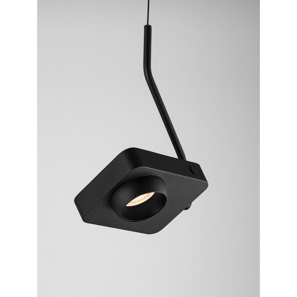 Czarna aluminiowa lampa wisząca LED z elastyczną konstrukcją/ze ściemniaczem Kedros – Nova Luce-image-1