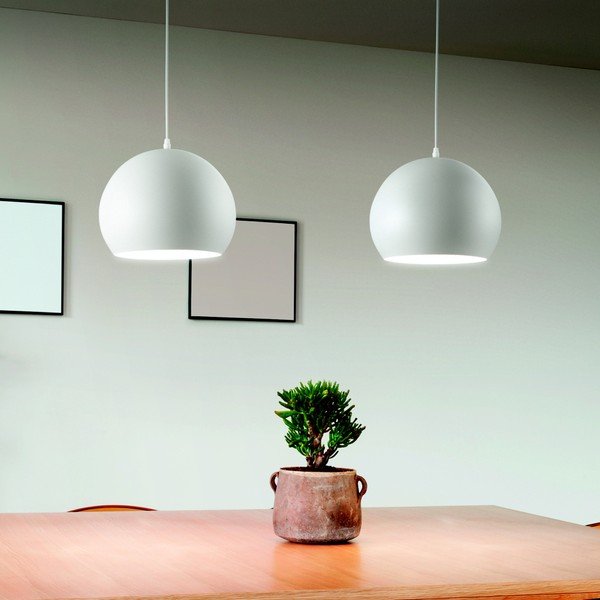 Biała lampa wisząca Evergreen Lights Fahar-image-1