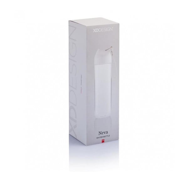 Szaro-biała butelka na wodęXD Design Neva, 450 ml-image-4