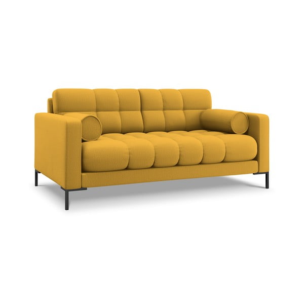 Żółta sofa 177 cm Bali – Cosmopolitan Design-image-3
